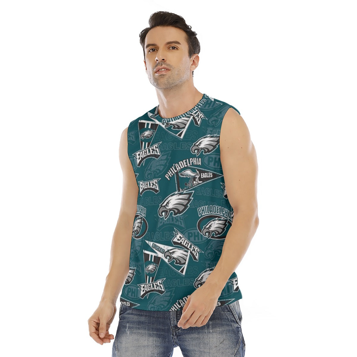 Philadelphia Football Game Day All-Over Print Men's O-neck Tank Top