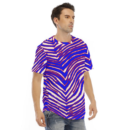 Buffalo Bills Zubaz Men's Short Sleeve Rounded Hem T-shirt