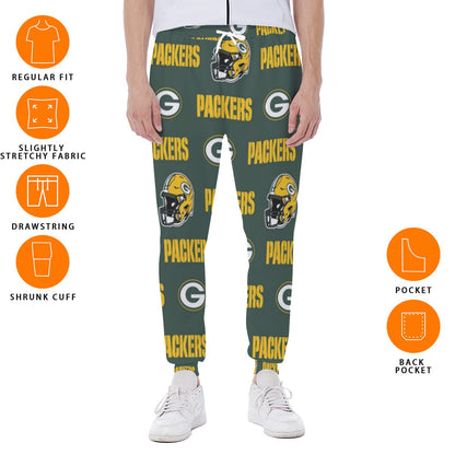 Green Bay Football Game Day All-Over Print Men's Sweatpants