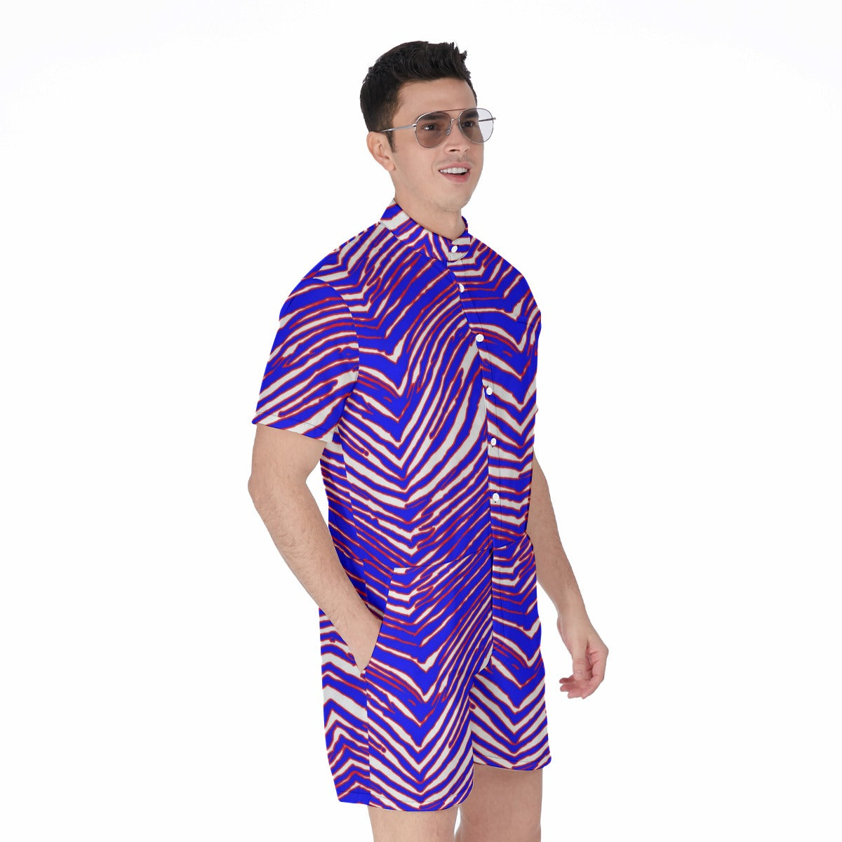Buffalo Bills Zubaz Men's Rompers