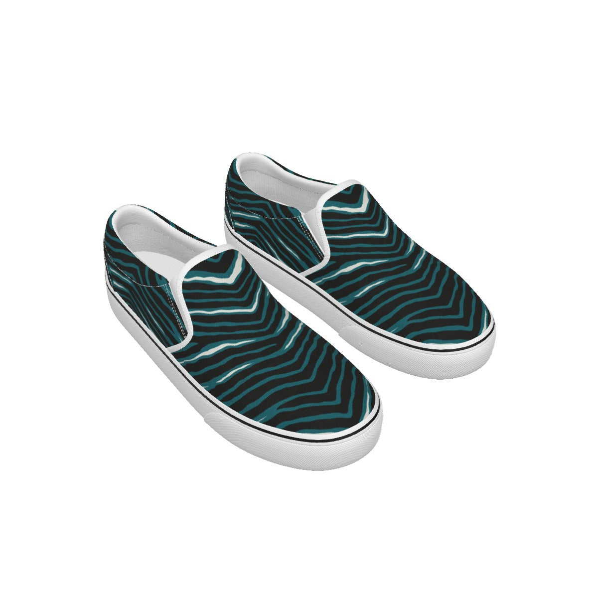 Philadelphia Football Game Day Kid's Slip On Sneakers
