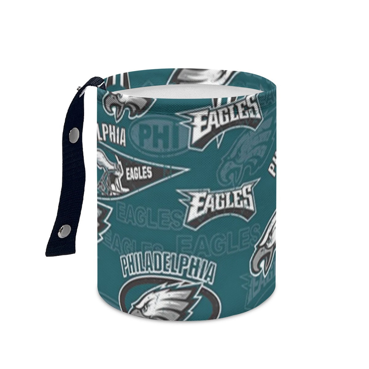 Philadelphia Football Game Day Minimalist Fabric Car Trash Can