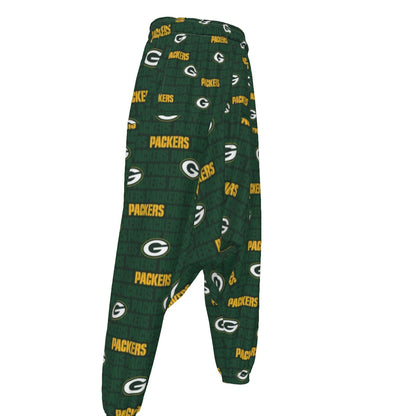 Green Bay Football Game Day All-Over Print Men's Loose Trousers