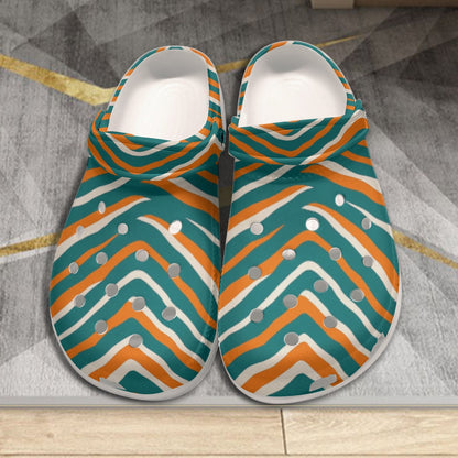 Miami Football Game Day All-Over Print Men's Classic Clogs