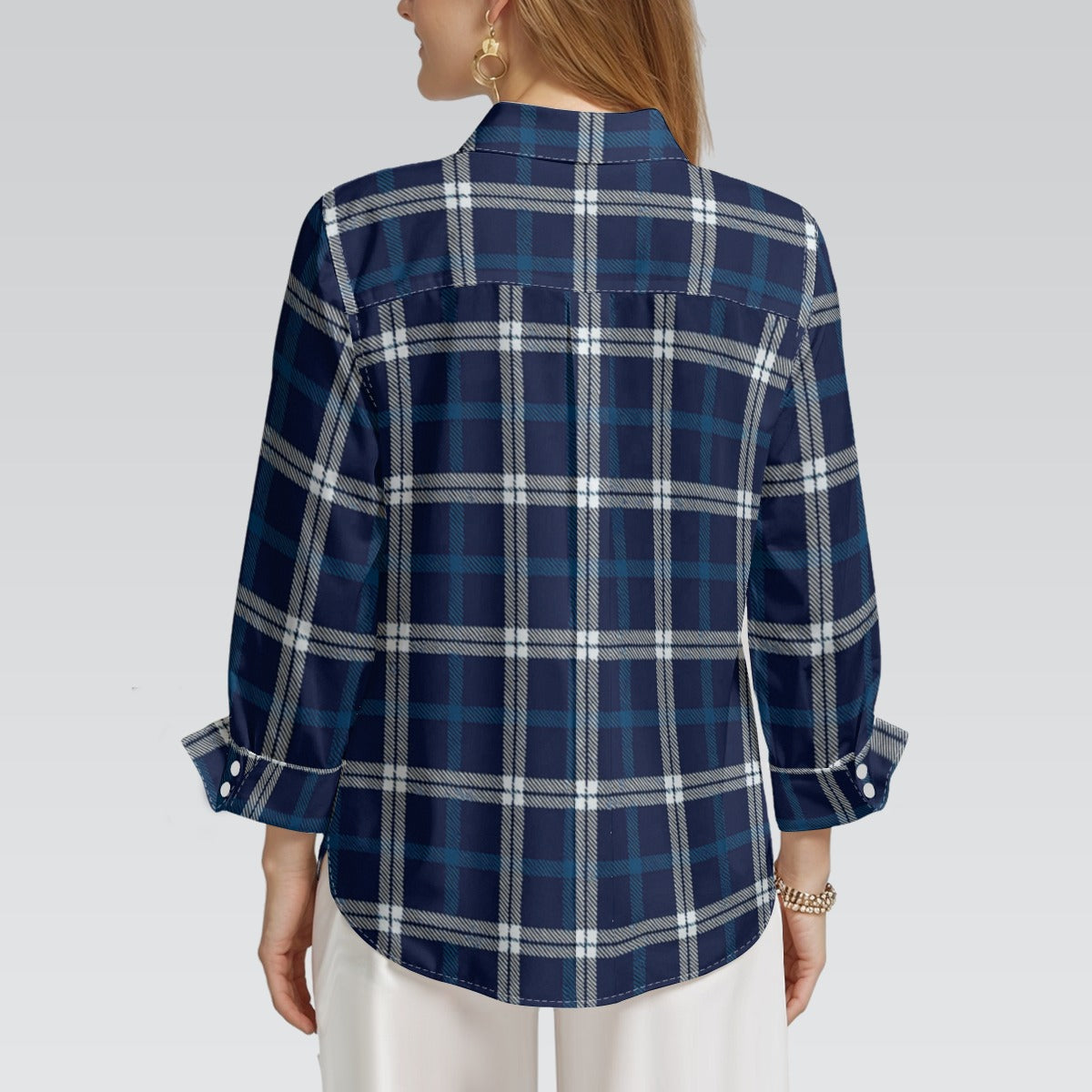 Penn State Tartan Plaid Nittany Lions Women's 3/4 Sleeve Shirt