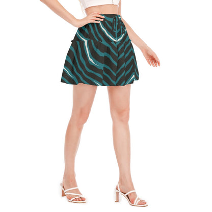 Philadelphia Football Game Day All-Over Print Women's Ruffled Mini Skirt
