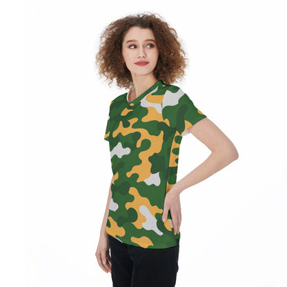 Green Bay Football Game Day All-Over Print Round Neck T-Shirt