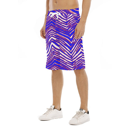Buffalo Bills Zubaz Men's Tether Loose Shorts With Pocket