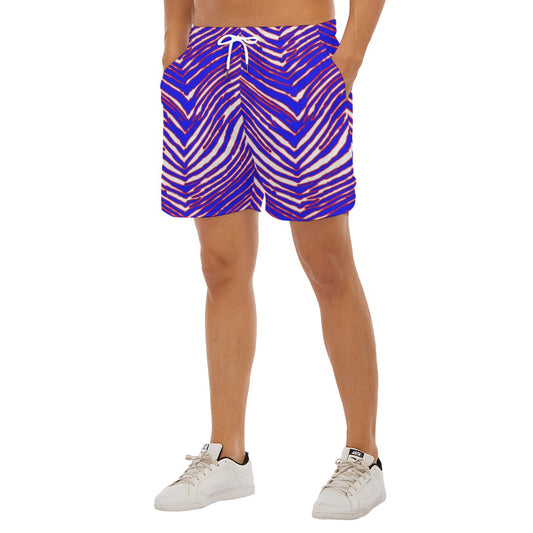 Buffalo Bills Zubaz Men's Side Split Running Sport Shorts