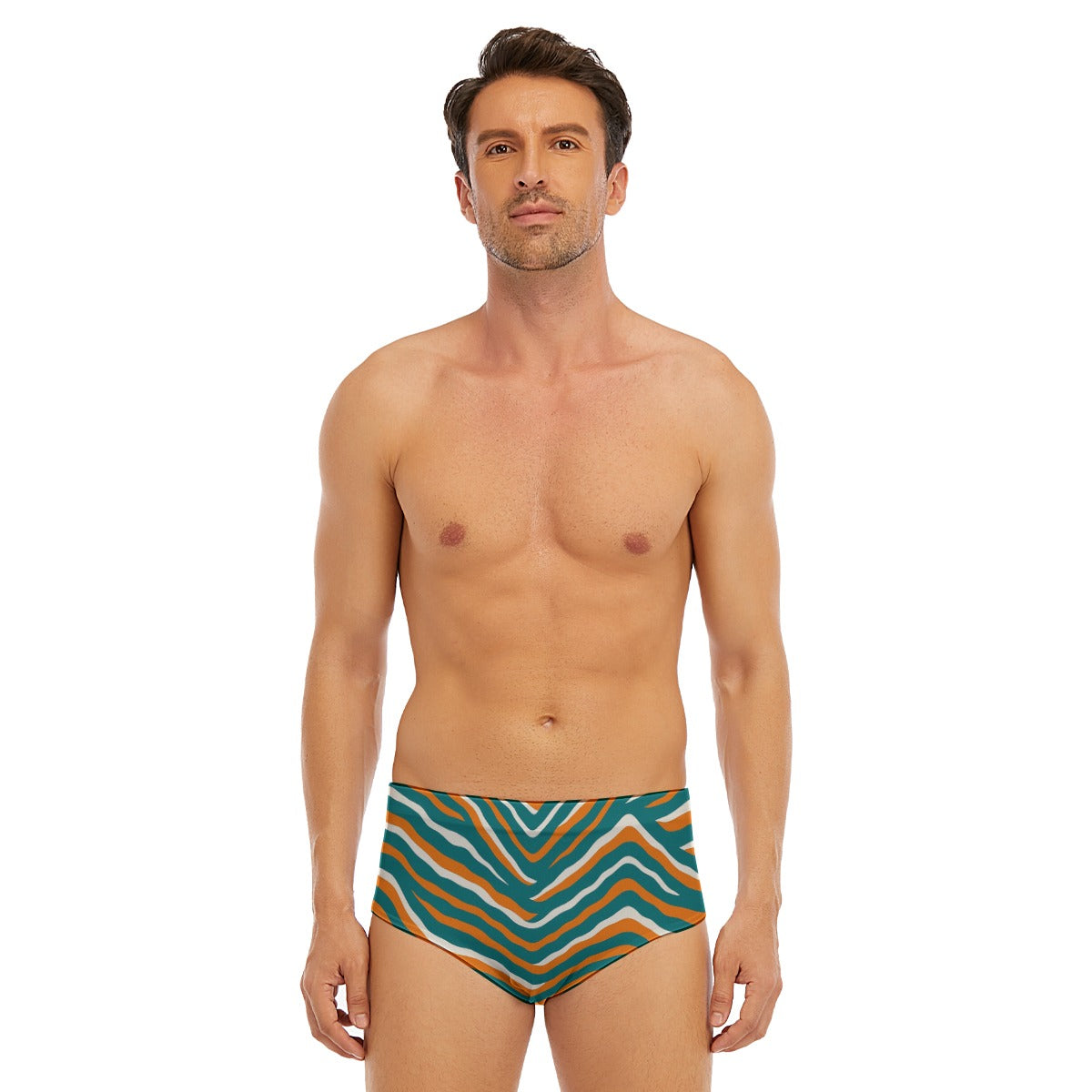 Miami Football Game Day All-Over Print Men's Triangle Swim Trunks