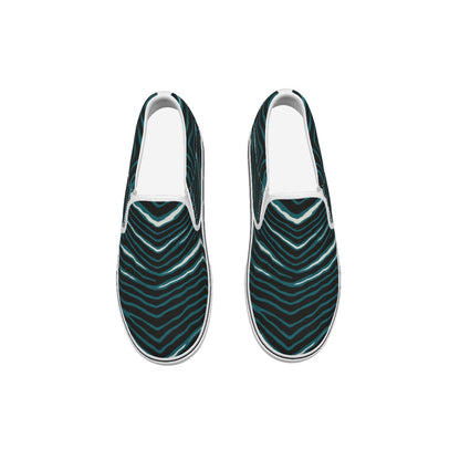 Philadelphia Football Game Day Kid's Slip On Sneakers