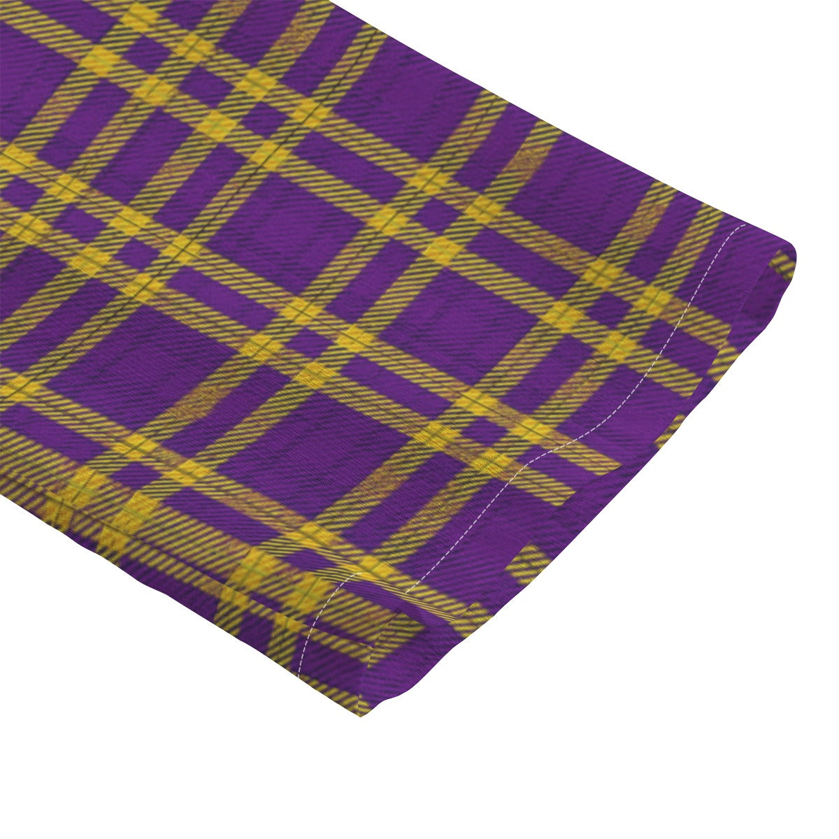 Louisiana Tartan Laid Tigers Lsu Women's Chiffon Shirt With Elbow Sleeve