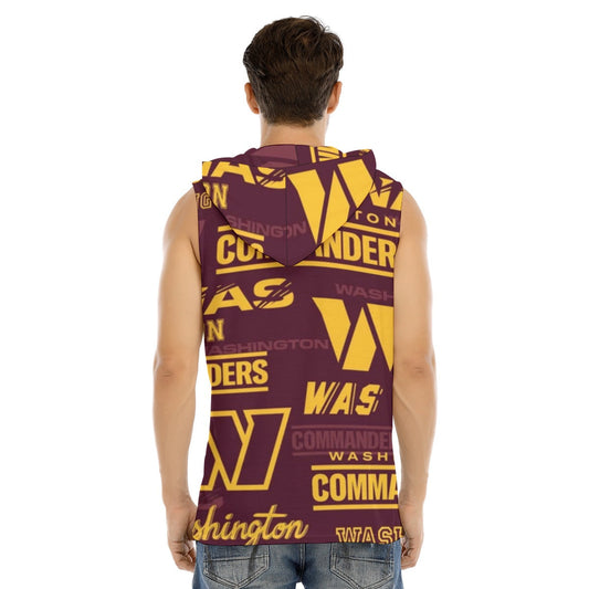 Washington Commanders Men's Tank Hooded Vest