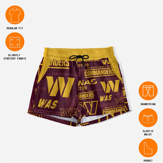 Washington Commanders Women's Casual Shorts