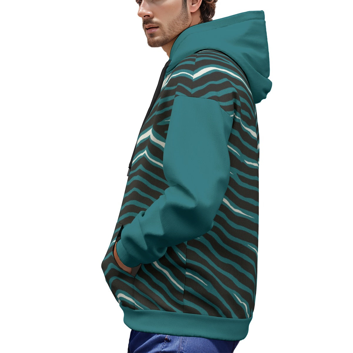 Philadelphia Football Game Day All-Over Print Unisex Plus Fleece Pullover Hoodie