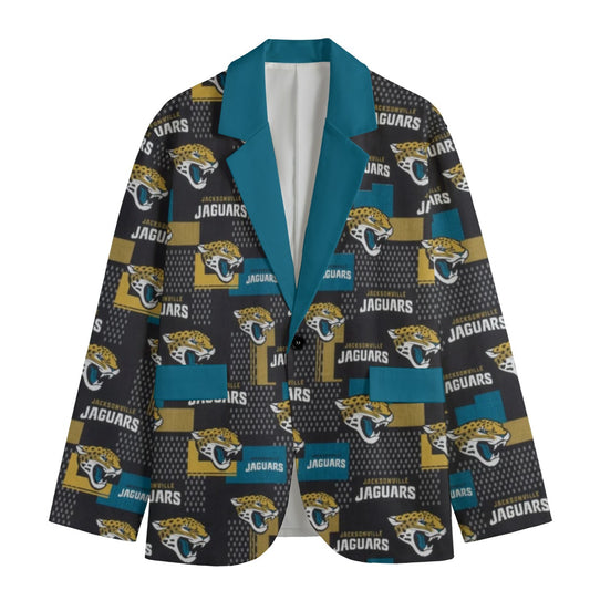 Jacket with Jacksonville Jaguars logo and colors on a white background