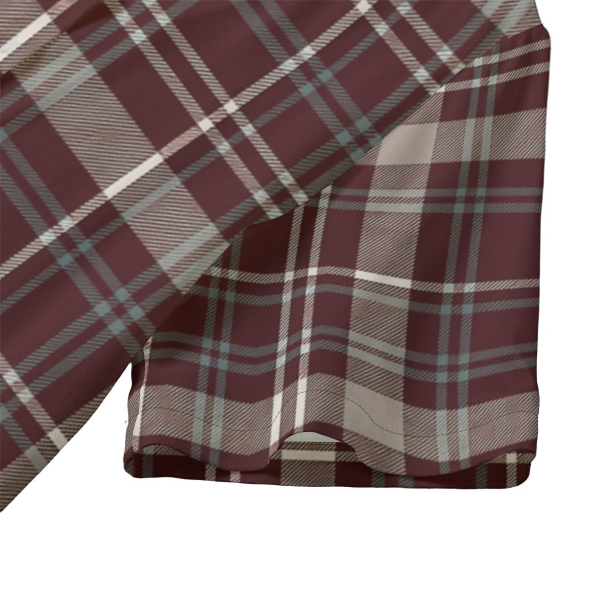 Texas Tartan Plaid A&M - Aggies  Women's Hawaii Shirt | Rayon