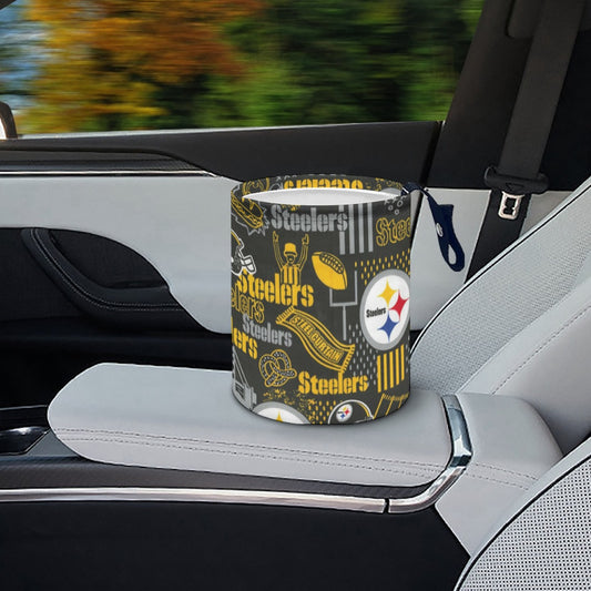 Minimalist Fabric Car Trash Can