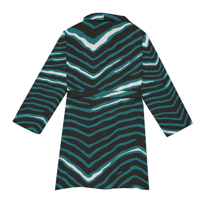 Philadelphia Football Game Day All-Over Print Men's Borg Fleece Robe
