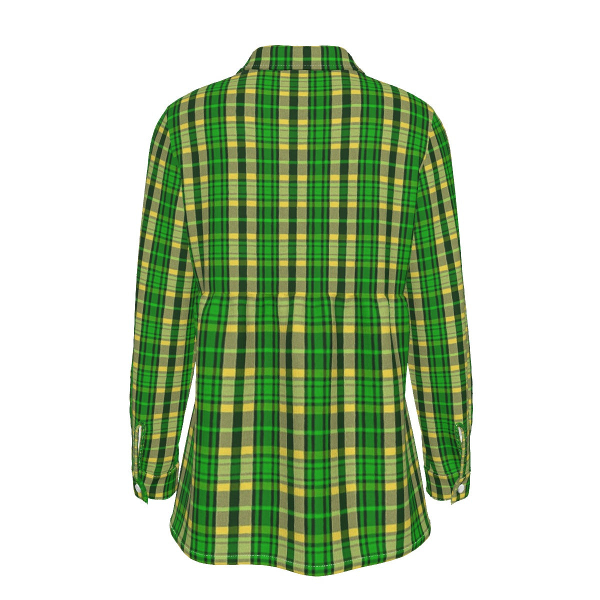 Oregon Tartan Plaid Ducks Women's Elastic-Back Shirt