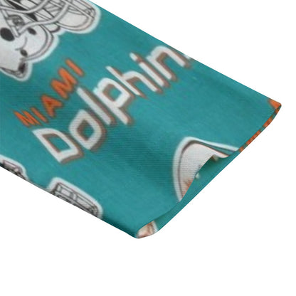 Miami Dolphins Suit Flat Lapel Collar Blazer