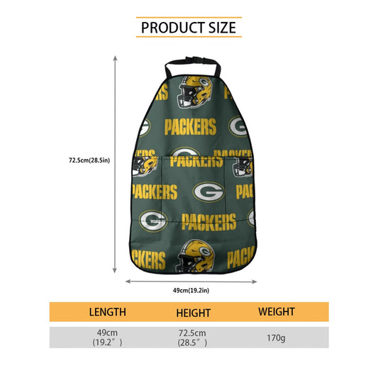 Green Bay Football Game Day Car Seat Back Storage Bag