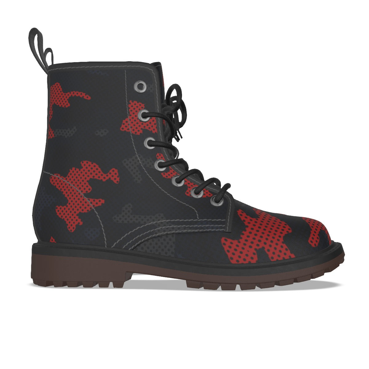 Urban Legend Connecticut Navy and Gray Camo Martin Short Boots