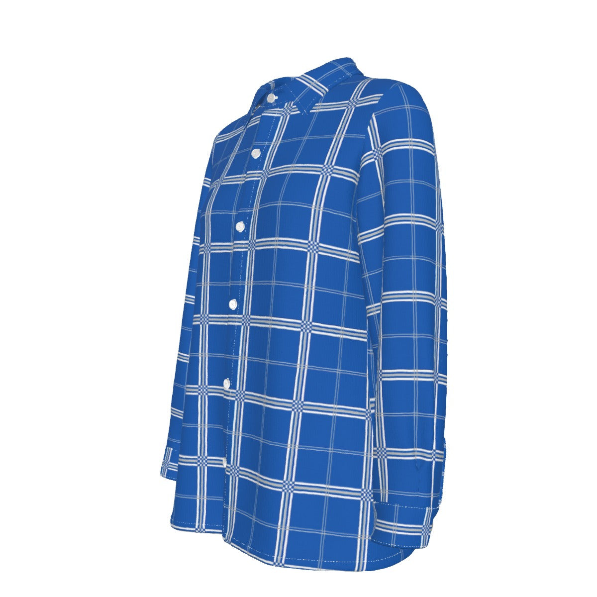 Kentucky Tartan Plaid Wildcats  Women's Elastic-Back Shirt