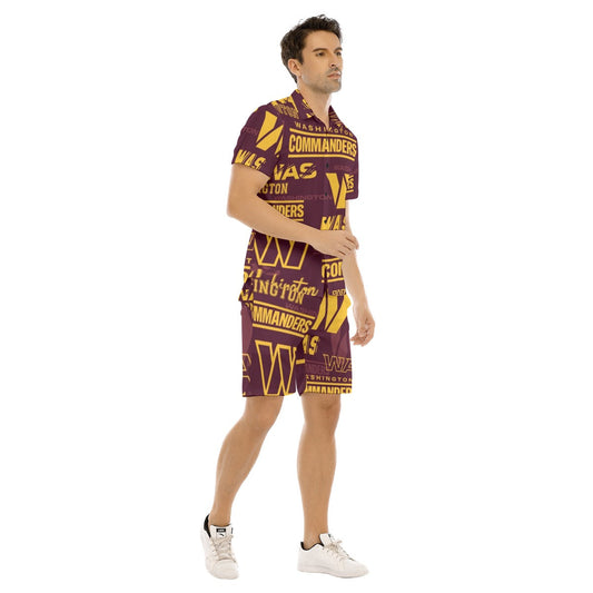 Washington Commanders Men's Short Sleeve Shirt Set