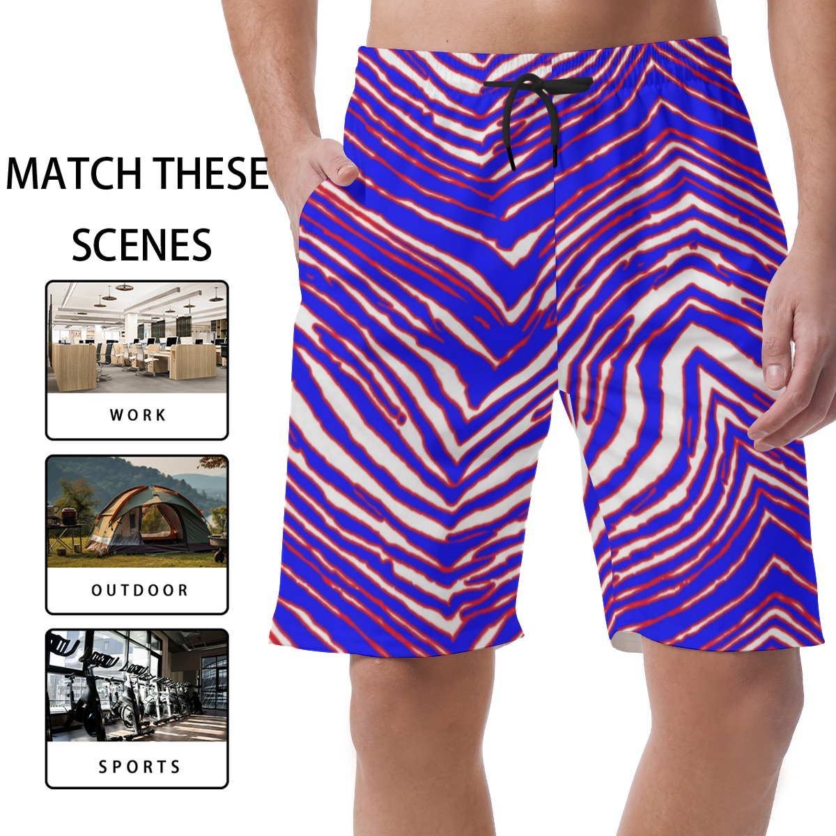 Buffalo Bills Zubaz Men's Short Pants
