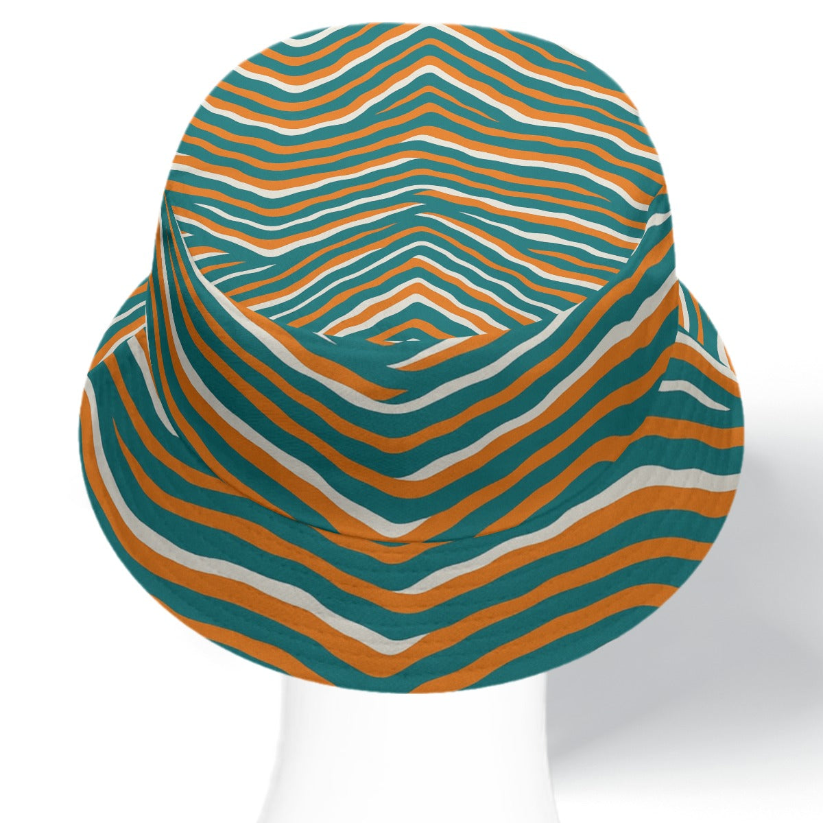 Urban Legend Miami Dolphins Zubaz – Double-Side Printing Bucket Hat