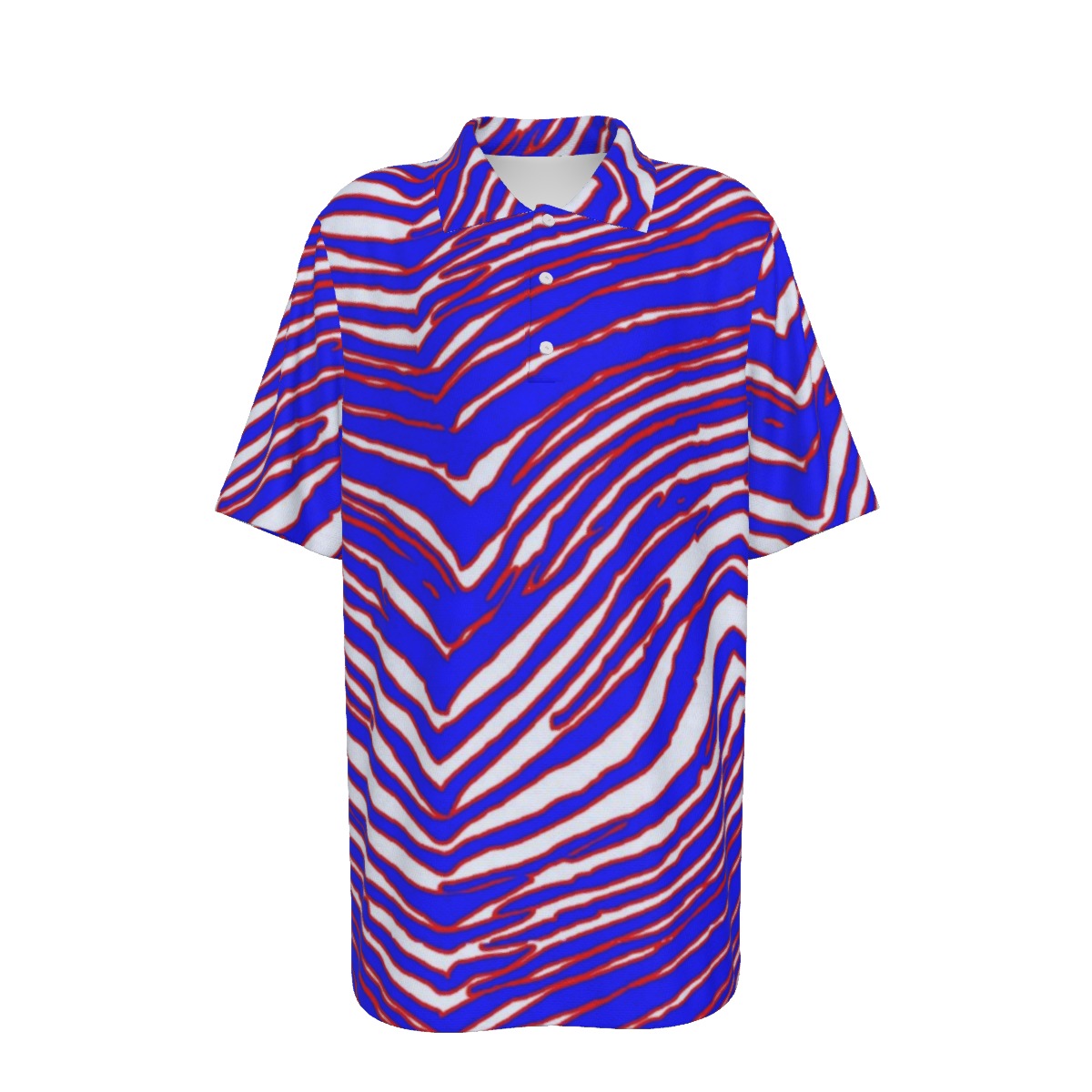 Buffalo Bills Zubaz Teenage UV Protection POLO Shirt