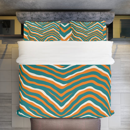 Miami Football Game Day Four-piece Duvet Cover Set | Widened