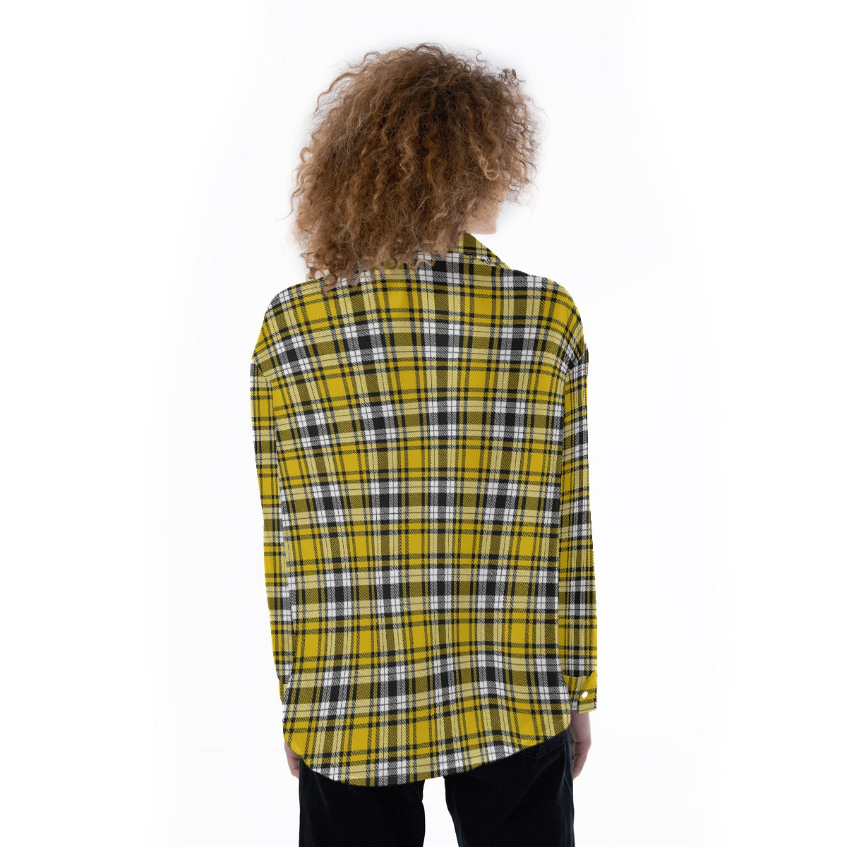 Iowa - Hawkeyes tartan plaid Women's Satin Shirt