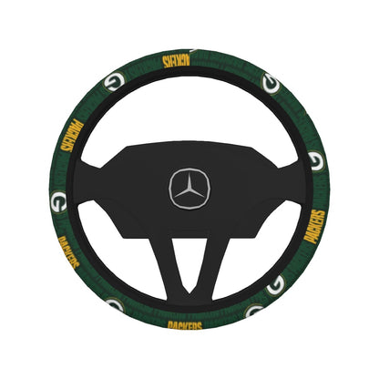Green Bay Football Game Day All-over Print Steering Wheel Cover