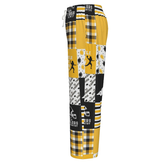 All-Over Print Unisex Wide-Leg Pants|245GSM Cotton