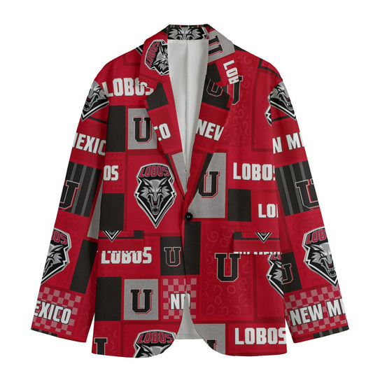 New Mexico - Lobos Game Day Flat Lapel Collar Blazer