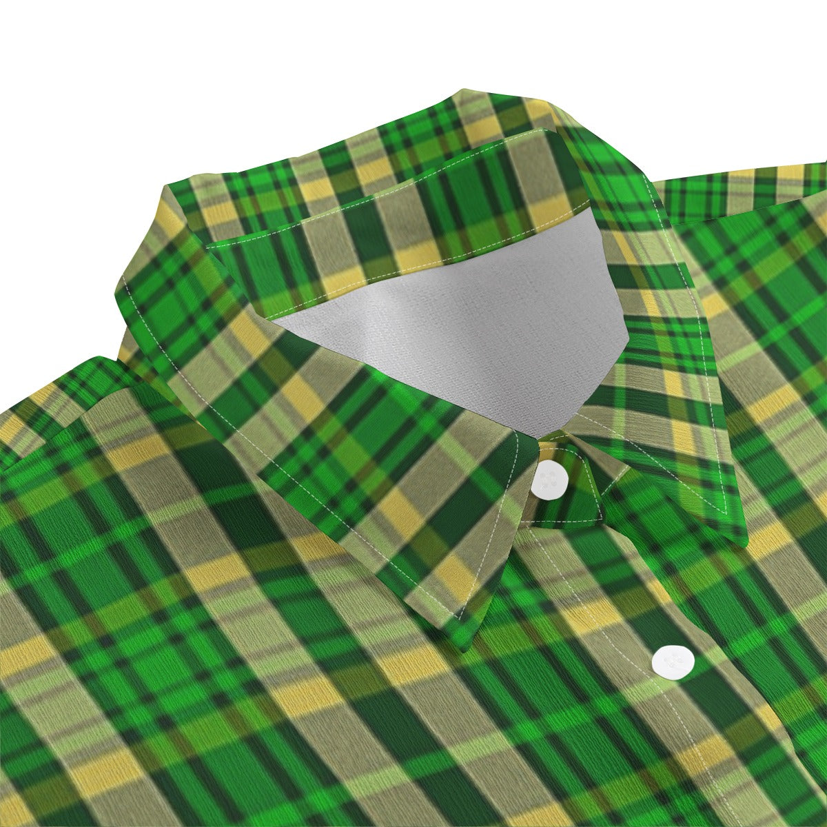 Oregon Tartan Plaid Ducks Women's Chiffon Shirt With Elbow Sleeve