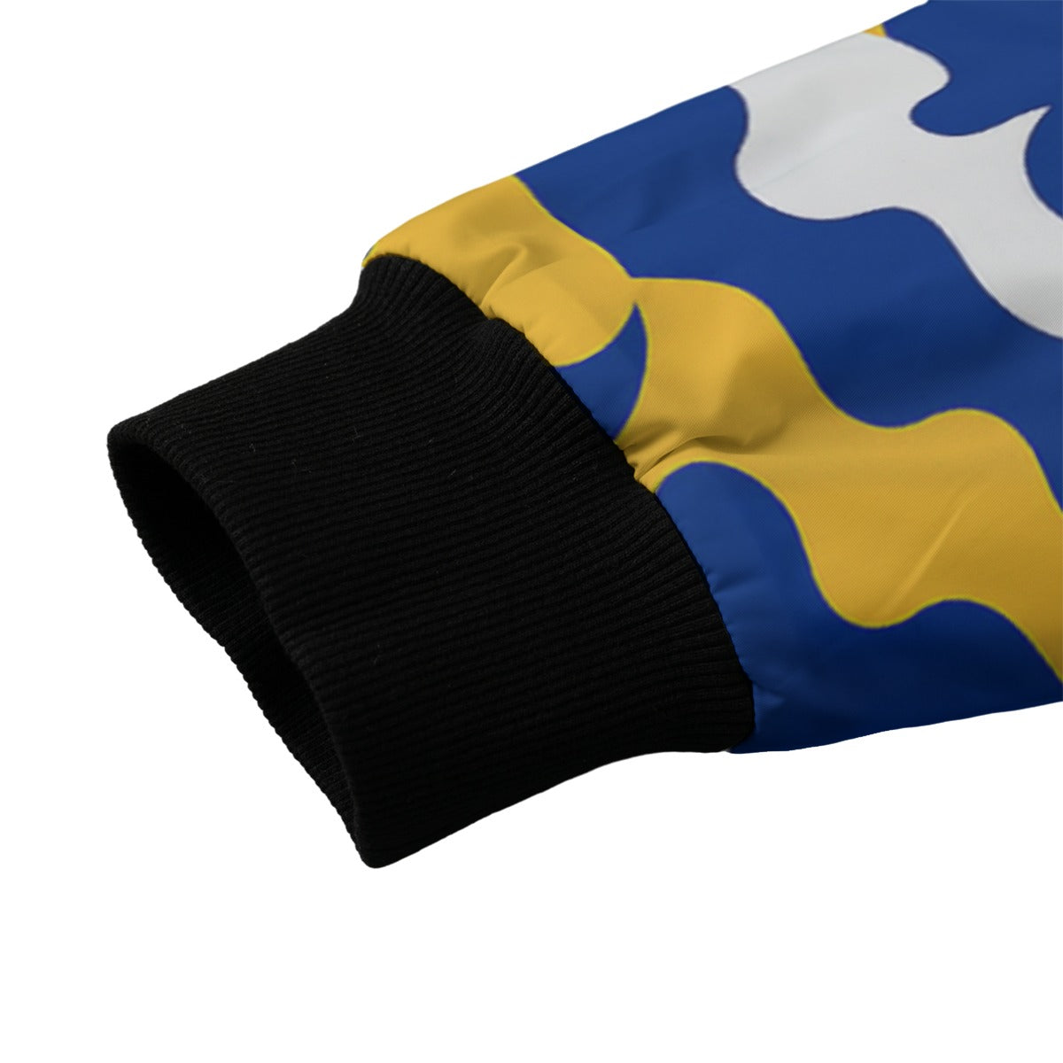 Los Angeles Rams Camo Fleece Bomber Jacket – Royal Blue and Gold NFL Streetwear