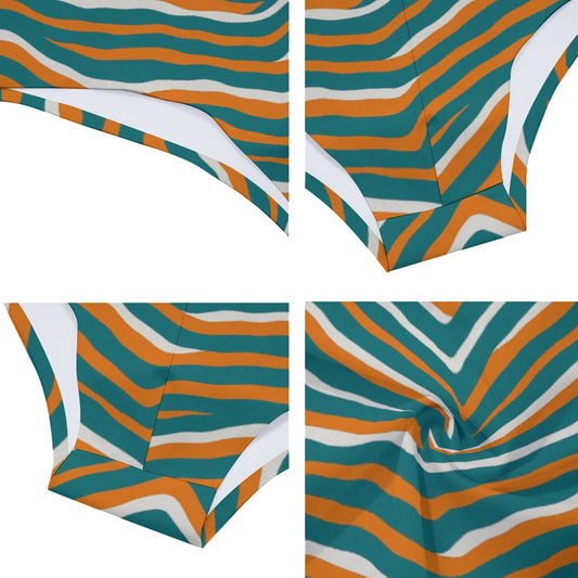 Miami Football Game Day All-Over Print Men's Triangle Swim Trunks