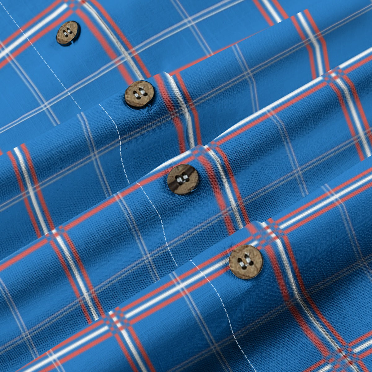 Kansas Tartan Plaid Jayhawks Women's Shirt | 125GSM Cotton