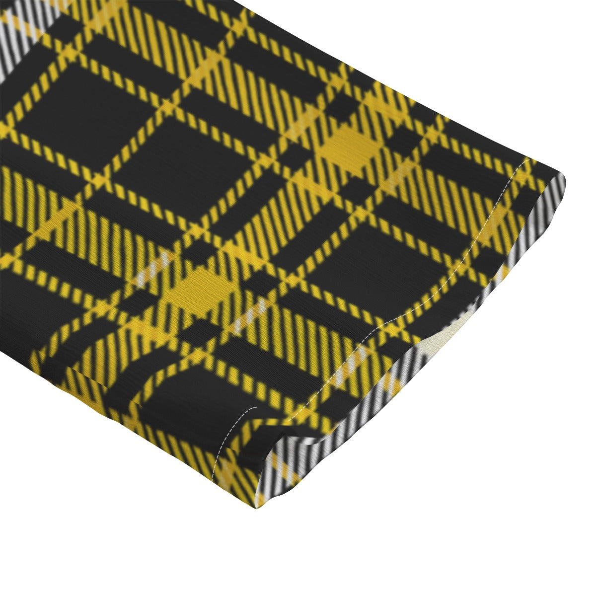 Missouri Tartan Plaid Tigers Women's Chiffon Shirt With Elbow Sleeve