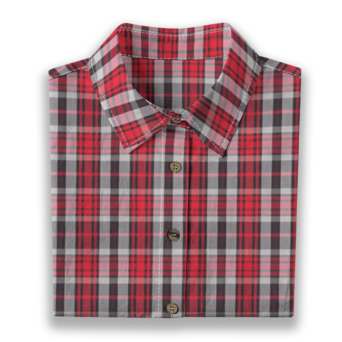 New Mexico Tartan Plaid Lobos Women's Shirt | 125GSM Cotton
