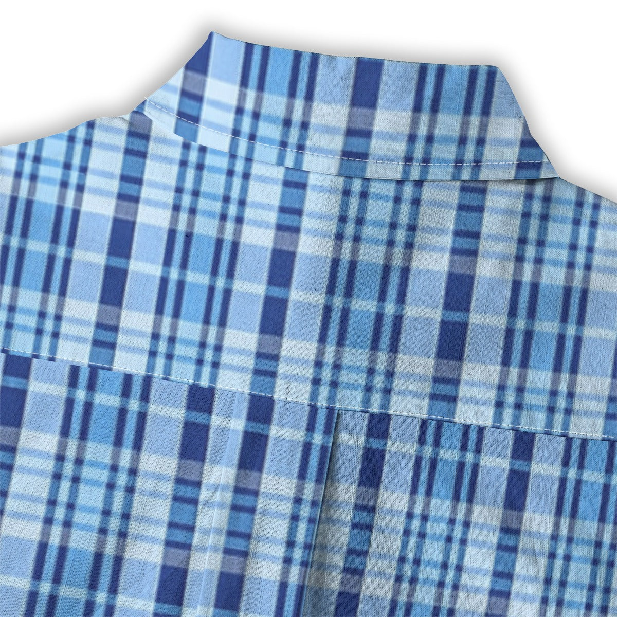 North Carolina Tartan Plaid Tar Heels Blue Women's Shirt | 125GSM Cotton