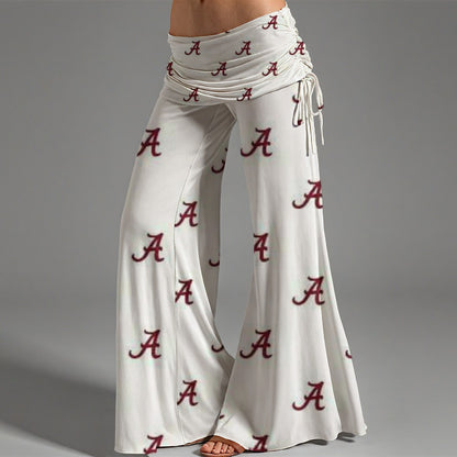Alabama - Crimson Tide Women's High Waist Wide Leg Pants