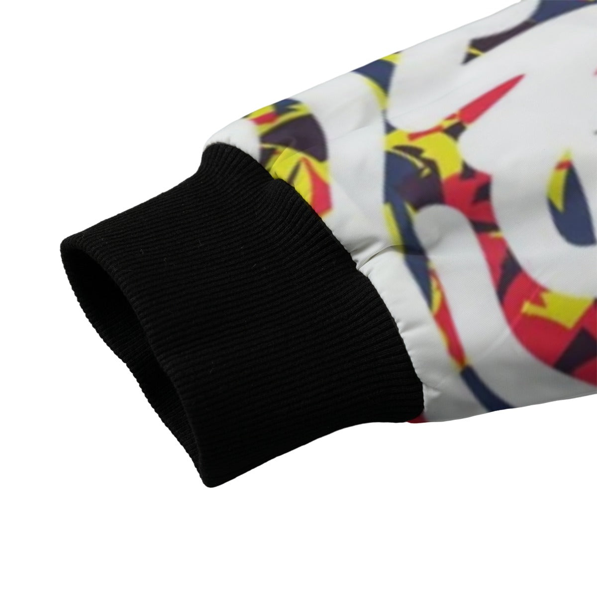 Wildstyle Graffiti Urban Illustration Tags Fleece Bomber Jacket