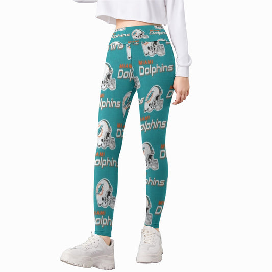 Miami Football Game Day All-Over Print Kid's Leggings
