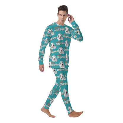 Miami Football Game Day All-Over Print Men's Pajamas
