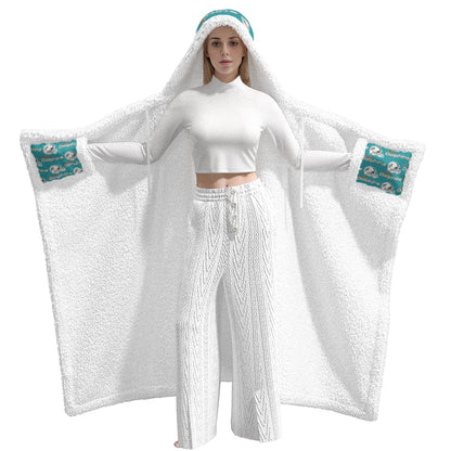 Miami Football Game Day All-Over Print Unisex Wearable Hooded Blanket