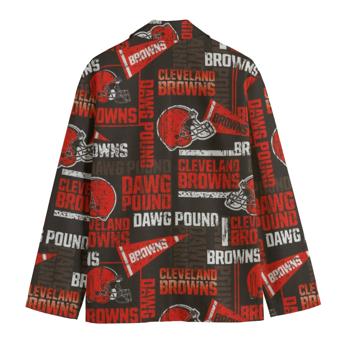 Cleveland Browns suit Flat Lapel Collar Blazer